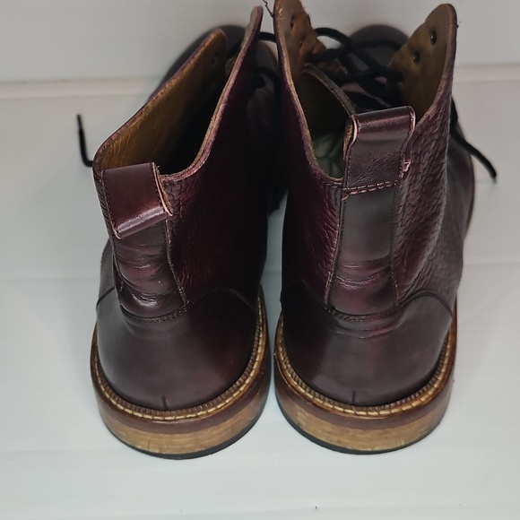 TAFT The Rome Cap Toe Leather Boots Oxblood Burgundy Red Size 44,Classic Design main image 9